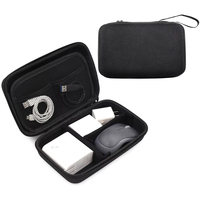 <strong>Best</strong> Selling Custom21*13*6EVA <strong>Electronics</strong> <strong>Organizer</strong> Case with Mesh Pockets Shockproof <strong>Travel</strong> Storage Box for Cables and Chargers