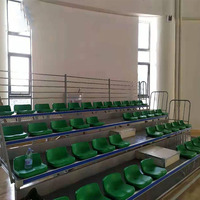 En gros en plastique football tribune chaises de stade gradin coussin chaises de stade