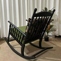 Ensemble de fauteuils de salon haut de gamme, faits à la main, en bois massif, style mid-century, modulaires, imperméables, confortables, meubles de salon