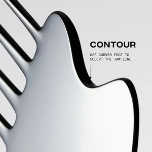 3 في 1 من الفولاذ المقاوم للصدأ مشط Gua Sha مع كرة العلاج بالابر ومكشط للوجه لتحفيز الزوال وتدليك اللفافة - Product Image 5