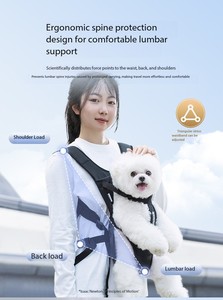 <span class=keywords><strong>Sac</strong></span> à <span class=keywords><strong>dos</strong></span> <span class=keywords><strong>pour</strong></span> <span class=keywords><strong>chien</strong></span> à double bandoulière avec fermeture à bouton et matériau sandwich <span class=keywords><strong>pour</strong></span> chiens de petite et moyenne taille, <span class=keywords><strong>sac</strong></span> réglable à motifs imprimés - Product Image 4