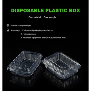 Boîte d'emballage en plastique PET transparent jetable pour fruits, tomates, raisins, fraises - Contenant de qualité alimentaire - Product Image 6
