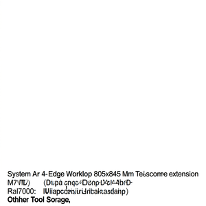 Plan de travail télescopique Fami System Ar 4-Edge 805x845 mm, gris foncé RAL7000 - Product Image 3