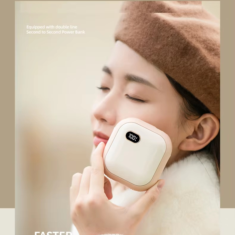 OEM Winter Electric Heater Handheld Heater 500mah Battery Capacity Smart Home Appliance Rechargeable Heater With LED Display