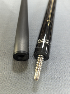 Jflowers JF20-26GBF Carbon Fiber Pool Cue, Ebony Butt with <b>Abalone</b> <b>Shell</b> Inlay, 12.5mm Tip Low Deflection Billiard Cue Case - Product Image 6