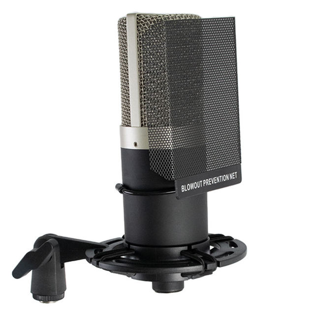 ZX797 Professional 48V Condenser Microphone, Suitable for Karaoke Live Sound Cards, Gaming, and Esports Recording Studios