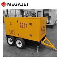 Nettoyeur industriel à haute pression Type de remorque à entraînement diesel personnalisable 500bar Max. Pression 220v Tension Nouvelle eau froide