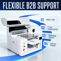 Printer UV 3360 Universal Baru untuk Label Kristal, Casing Ponsel, Panel Kayu, Akrilik, Jendela, Konektivitas USB, Kaca