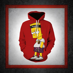 Trending OEM ODM <b>Animal</b> <b>Pattern</b> Breathable Eco-Friendly <b>Knitted</b> Spring Regular Fit Hooded 100% Polyester Hoodie Custom Digital - Product Image 3