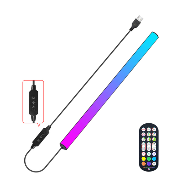 Smart Ambiance Backlights Under Computer Monitor Led Gaming RGB Light Bar for Desk Top TV Screen Lighting Decoration