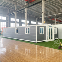 YONGZHU Vente en gros de maisons miniatures de luxe à 3 chambres, 40 pieds, mobiles, pliables, extensibles, préfabriquées en conteneurs