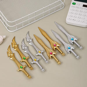 Креативная пластиковая гелевая ручка в форме оружия для мальчиков, крутой подарок, черная ручка для письма, наконечник 0,5 мм, школьные принадлежности, приз - Product Image 1