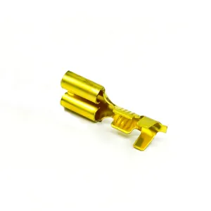 Desconexiones rápidas originales Tyco AMP 170032-2 TE Faston 250 Receptáculo 20-14 AWG Crimp Terminal hembra de latón a la venta