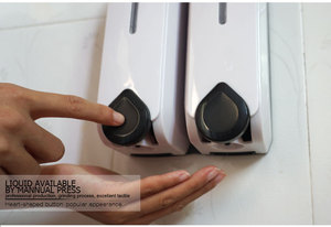 Mới đến hướng dẫn sử dụng 700ml tay xà phòng <span class=keywords><strong>Dispenser</strong></span> đôi và bọt Tính năng ABS chất liệu cho khách sạn - Product Image 5