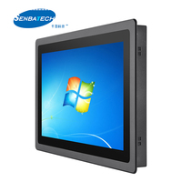 Écran tactile industriel 15,6 pouces TFT LCD J6412 1920 x 1080 300 cd/m² capacitif résistif étanche à montage en surface