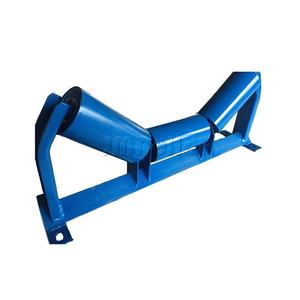 Madencilik ve bantlı konveyörler için Polines ve davul ile konveyör silindirleri bant taşıma bileşenleri için endüstriyel üçlü makaralı destek - Product Image 2