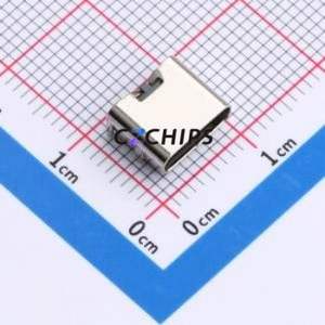 TYPE-C 6P WTL7.35 108 USB Connector SMD Connector Type-C Female Horizontal Mount 6P - Product Image 1