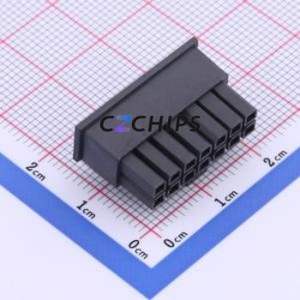 HC-MX3.0-2*7Y Housing (Wire-to-Board / Wire-to-Wire) P=3mm Connector 2x7P 3mm Micro-Fit (MX 3.0) 3mm - Product Image 2