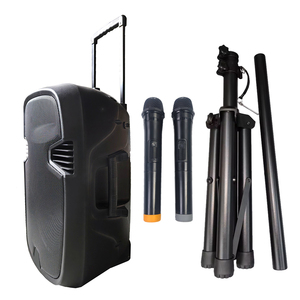 Chuyên Nghiệp 250W 2-Cách PA Hệ Thống Loa 15 "Loud Đảng Loa Bt TWS Âm Thanh <span class=keywords><strong>Vhf</strong></span> Mic Đứng Pin Có Thể Sạc Lại Bộ Nhựa - Product Image 6