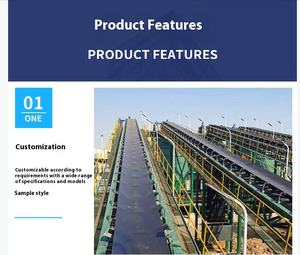 Kömür madeni kum taş taşıma üretim tesisi için konveyör bant kauçuk naylon PVC döngü kemer - Product Image 6