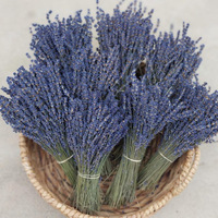 Natürlicher Getrockneter Lavendel-Blumenstrauß Duftender Bouquet für Heimdekoration Wohnzimmer Schlafzimmer Aromatherapie Innenraum