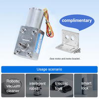 Mingyang Motor Gearing 12 Volt 24V DC, dengan Driver peredam Worm 60Nm Shock Load JGY-2430 Brushless konstruksi Magnet permanen
