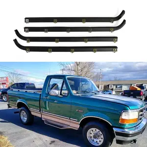 Beltline Molding Rubber Weatherstrip Kit 1987-1997 Ford F150 F250 F350 Pickup Outer Seal Trim Automotive Window Rubber