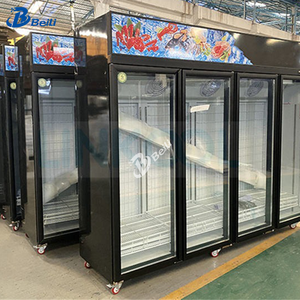 Réfrigérateur à boissons à 4 portes, réfrigérateur <span class=keywords><strong>Red</strong></span> <span class=keywords><strong>Bull</strong></span>, vitrine réfrigérée, réfrigérateur de présentation - Product Image 3