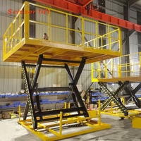 Plateforme élévatrice à ciseaux verticale fixe, électrique et hydraulique, robuste, pour usage souterrain, directement de l'usine