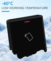 Lecteur Wiegand IP66 étanche WG26 WG34, lecteur de cartes RFID EM, lecteur de cartes esclave, proximité 125KHZ, système de contrôle d'accès aux portes