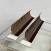 Vente en gros de faux cils cils moelleux Extensions de cils individuels de haute qualité à volume facile 0.05 0.07