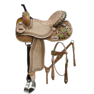 2026 Hot Selling Western Leather Saddle with premium ss Fittings horse Stock Saddle for <b>Equestrian</b> Use - Product Image 4