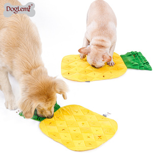 Estera de comida de entrenamiento para perros con parte inferior antideslizante en forma de piña, almohadilla lavable para olfatear mascotas - Product Image 2