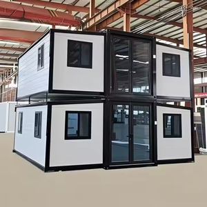 Casa de lujo de <span class=keywords><strong>2</strong></span> <span class=keywords><strong>pisos</strong></span>, <span class=keywords><strong>casas</strong></span> pequeñas <span class=keywords><strong>modulares</strong></span> prefabricadas, casa contenedor expandible prefabricada plegable moderna, 20 pies, 40 pies, <span class=keywords><strong>2</strong></span> 3 4 dormitorios - Product Image 4