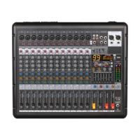 Console de mixage professionnelle, amplificateur de mixage audio 8/12/16 canaux avec égaliseur pour musique DJ