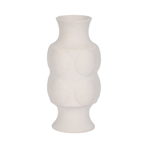 Vaso in ceramica goffrata testurizzata per l'arredamento del soggiorno, elegante vaso per fiori per casa, sala da pranzo, camera da letto, ufficio - Product Image 3