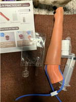 Kit d'entraînement vétérinaire pour la pratique de la ponction sanguine IV et de la cathétérisme IV sur la patte canine pour étudiants, vétérinaires et formation