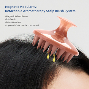 Hair Tonic Applicator Bottle Root Touch Oil Scalp Pen Hair Growth Oil Applicator Silicone Tip Oil Dispenser - Product Image 1