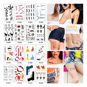 Fabriek Hot Sale Party Tijdelijke Make-Up Tattoo Waterdichte Langdurige Realistische Tattoo Stickers