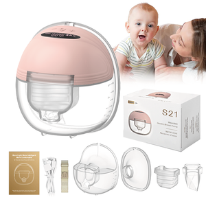 Tiralatte Elettrico Doppio Automatico Senza Fili Personalizzato per Mamme S21, Senza BPA, in PP e Silicone, Adatto ai Neonati, Portatile, 3 Modalità - Product Image 3