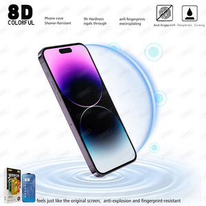 Protector de Pantalla de Vidrio Templado 8D para Tecno, Infinix, <span class=keywords><strong>Xiaomi</strong></span>, iPhone 17 - Product Image 4