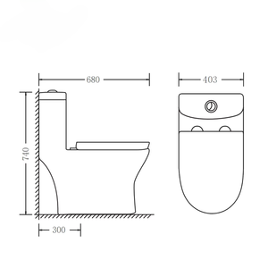 <span class=keywords><strong>WC</strong></span> moderne à siphon en S, deux pièces, à poser au sol, avec abattant à fermeture douce, vente en gros usine - Product Image 2