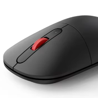Souris sans fil Thinkplus M50 2.4G USB 3 boutons, suivi optique, molette tactile, design ergonomique pour les deux mains, utilisation sur ordinateur portable/ordinateur de bureau