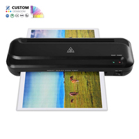 Ofitech Machine à plastifier automatique 125 micron rose vif pour feuilles de papier A4