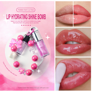 Brillo Labial Brillante Personalizable, Fabricante de Marca Privada GMP, Kit de Brillo Labial con Llavero para Niños - Product Image 2