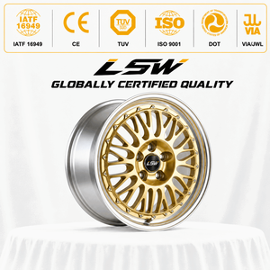 ล้อแม็กซ์อลูมิเนียม LSW ลายหลายก้าน สีทอง ขนาด 5.5x114.3 มม. ET35 แบบชิ้นเดียว สำหรับอัพเกรดรถ - Product Image 3