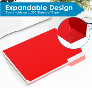 Dossiers de fichiers 1/3-Cut Tab Positions assorties Format <span class=keywords><strong>lettre</strong></span> Paquet de papier de Manille de 100 Plusieurs couleurs Format A4/<span class=keywords><strong>lettre</strong></span>/légal - Product Image 3