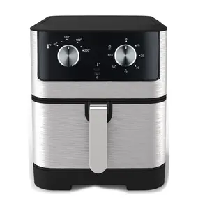 Morden Style Large Oven 8L Dual Knob Control Air Fryer Smart Kitchen Appliance Digital Oven Restaurant No Oil Cooking Air Fryer