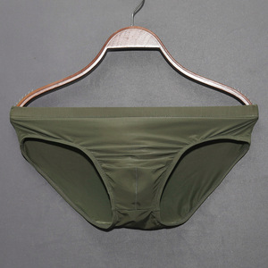 Biancheria intima da <span class=keywords><strong>uomo</strong></span> in cotone corto a vita bassa colore arancione custodia elasticizzata morbida e confortevole da <span class=keywords><strong>uomo</strong></span> intimo biancheria intima elastica - Product Image 3