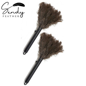 Bán Buôn Có Thể Thu Vào Đà Điểu Lông Khăn Lau Bụi Với Nhựa Xử Lý Cho Xe Làm Sạch Khăn Lau Bụi Hộ Gia Đình Khăn Lau Bụi - Product Image 3